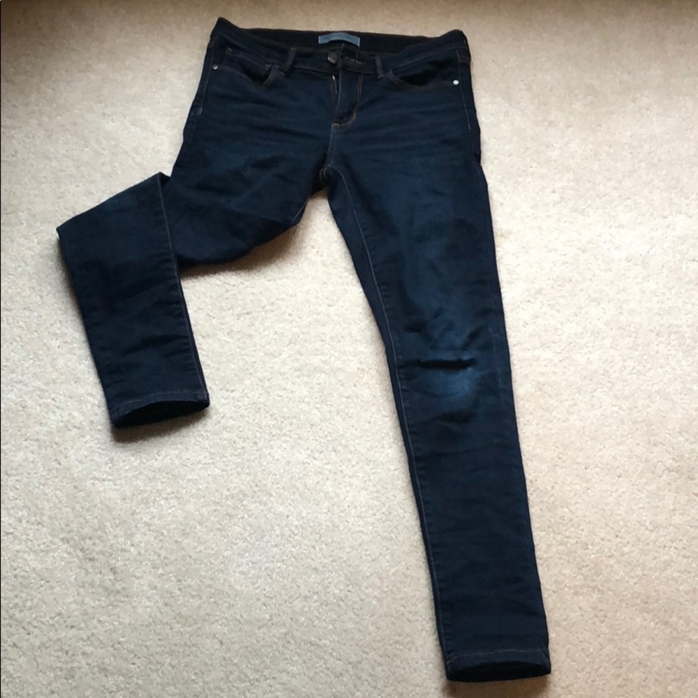 Banana Republic dark wash skinny jeans